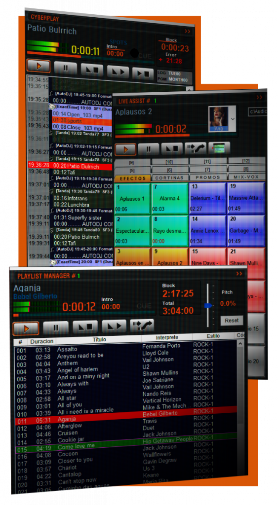 CyberPlay, Live Assist, Playlist Manager